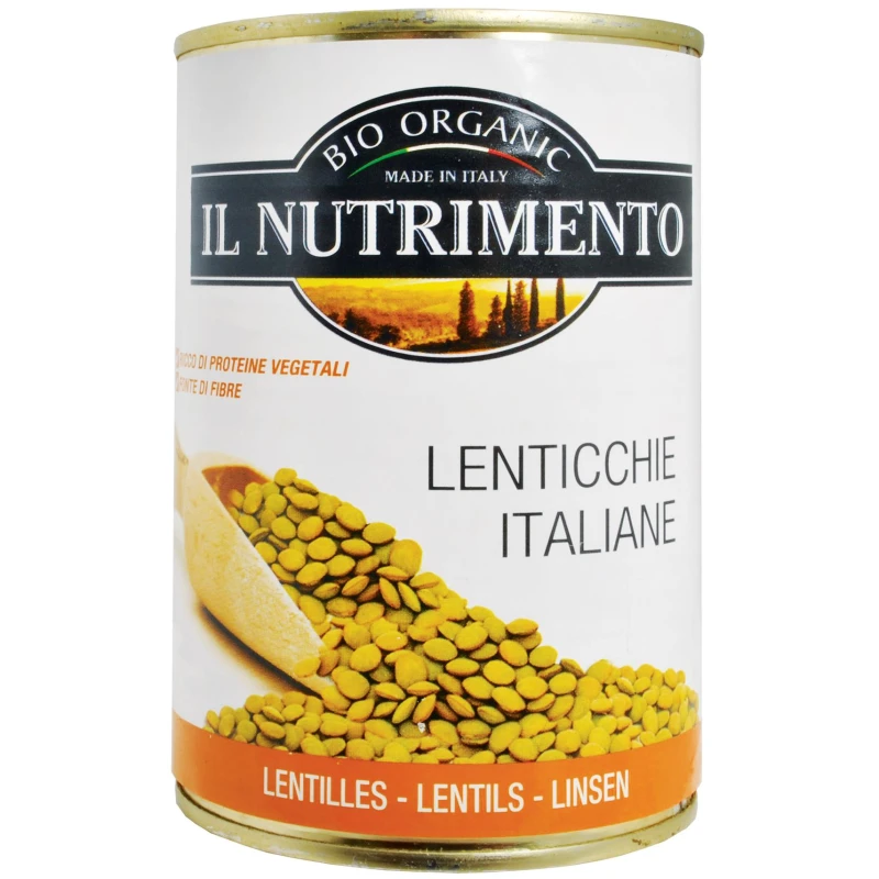 IL Nutrimento Organic Lentils in Water 400g - IL Nutrimento