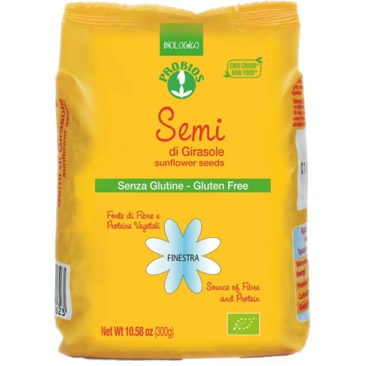 Probios Semi Organic 300gm Sunflower Seeds -Gluten Free Probios Semi Organic 300gm Sunflower Seeds -Gluten Free