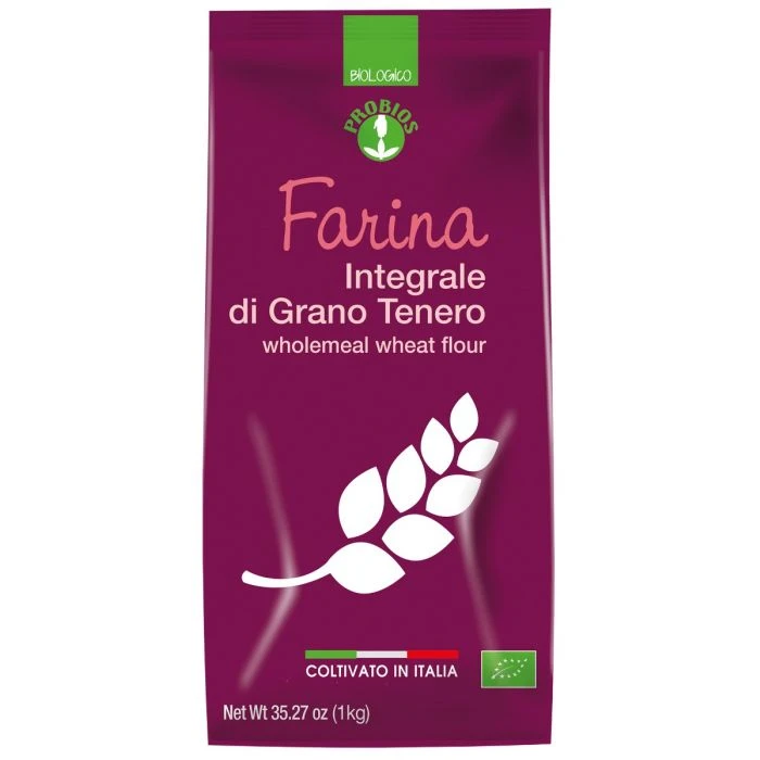Probios Organic Whole Wheat Flour 1kg - بروبيوس