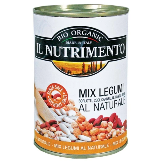 IL Nutrimento Organic Mixed Pulses In Water 400g IL Nutrimento Organic Mixed Pulses In Water 400g