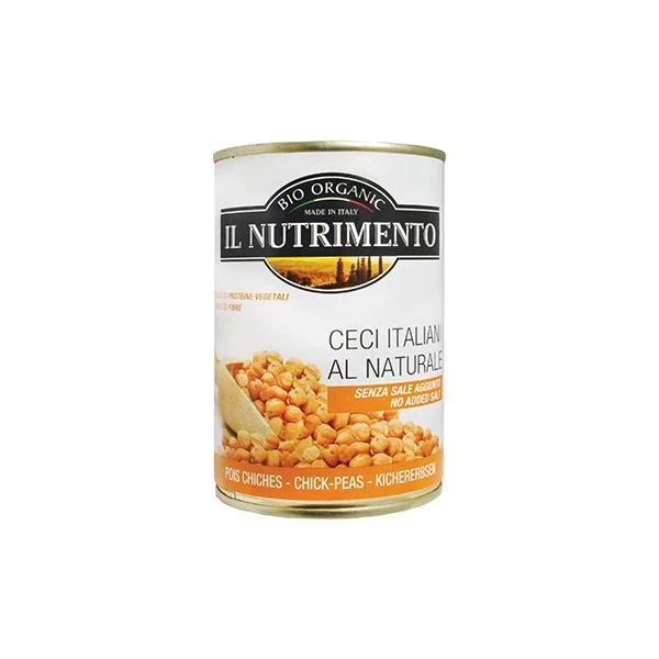 IL Nutrimento Organic Chickpeas in Water 400g - إل نيوتريمينتو