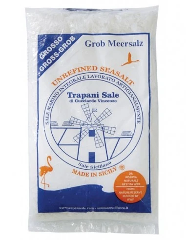 Probios Trapani Unrefined Sicilian Sea salt Course 1 kg Probios Trapani Unrefined Sicilian Sea salt Course 1 kg