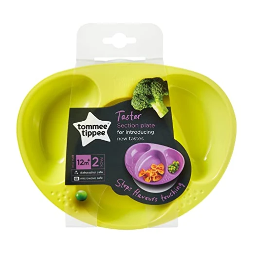 Tommee Tippee Section Plates Pack of 2, Green Color - Tommee Tippee - Image 3