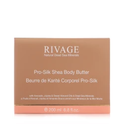 Rivage Pro Silk Shea Body Butter 200ml - Deep Moisturizing Body Cream with Shea Butter & Dead Sea Minerals - Intensive Care for Dry Skin