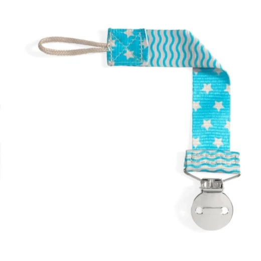Chicco Fashion Soother Clip Holder - Blue - Chicco - Image 2