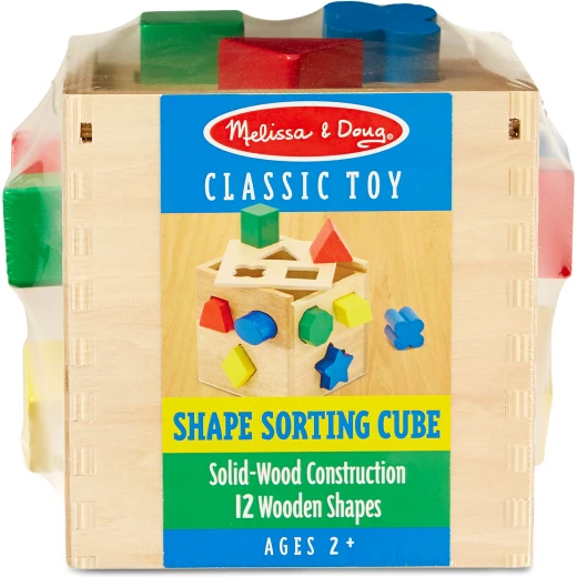 Melissa & Doug Shape Sorting Cube Classic Toy - Melissa &amp; Doug - Image 4