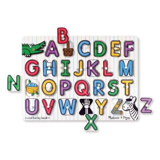 Melissa & Doug See - Inside Alphabet Peg Puzzle - Melissa &amp; Doug - Image 3