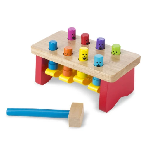 Melissa & Doug Deluxe Pounding Bench Toddler Toy - Melissa &amp; Doug - Image 4