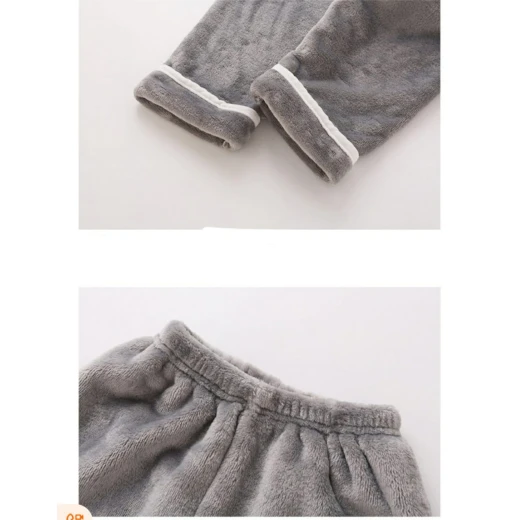 Colorland Pijama Top + Bottom For Kids - 9-10 Years - Grey - Colorland - Image 6