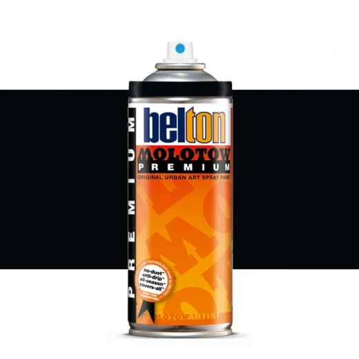 Molotow Belton Premium Spray Paint 400ml Toast Signal Black 214 Molotow Belton Premium Spray Paint 400ml Toast Signal Black 214
