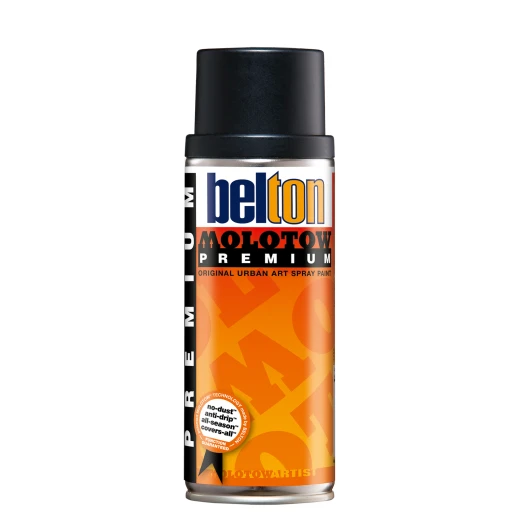 Molotow Belton Premium Spray Paint 400ml Deep black 221 Molotow Belton Premium Spray Paint 400ml Deep black 221