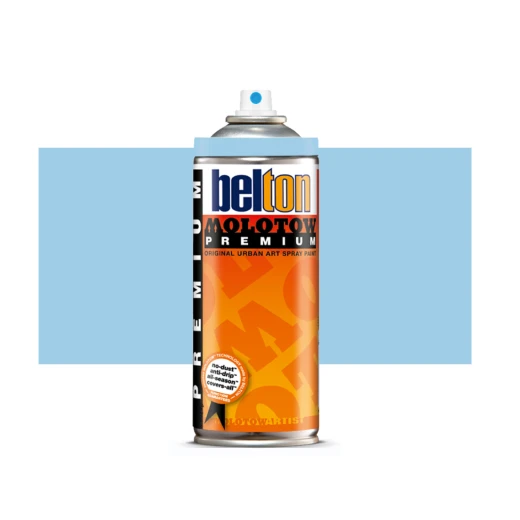Molotow Belton Premium Spray Paint 400ml Shock Blue Pastel 91 Molotow Belton Premium Spray Paint 400ml Shock Blue Pastel 91