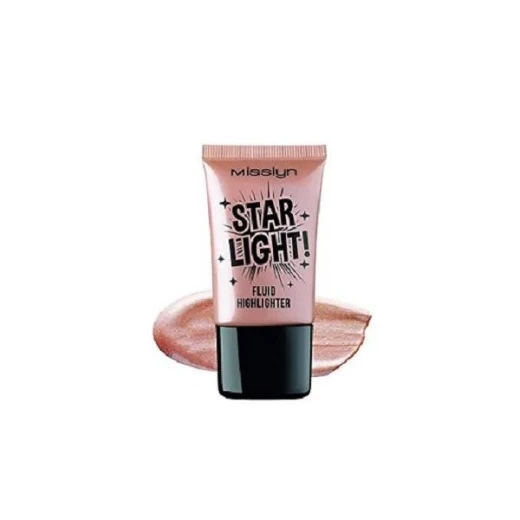 Misslyn Star Light Liquid Highlighter Radiant Glow Makeup for Cheeks & Brow Bones Natural Finish Misslyn Star Light Liquid Highlighter Radiant Glow Makeup for Cheeks & Brow Bones Natural Finish