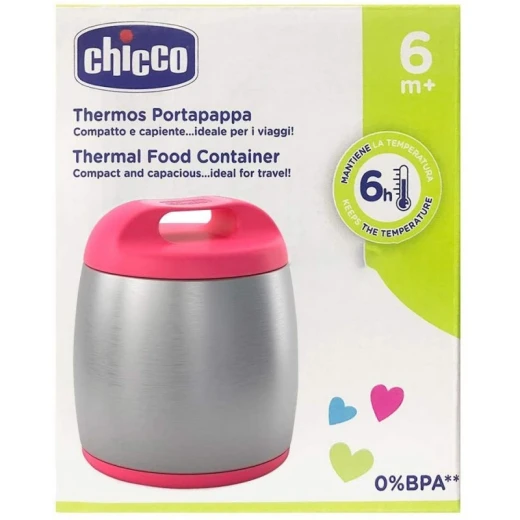 Chicco Thermos 350 ml, Fuchsia - Chicco - Image 4
