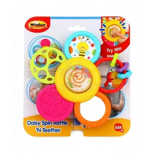 Winfun Daisy Spin Rattle ‘n Teether Winfun Daisy Spin Rattle ‘n Teether