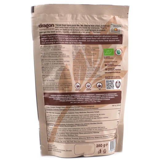 Dragon Superfoods Coconut Sugar 250g - دراجون سوبرفودز - Image 2