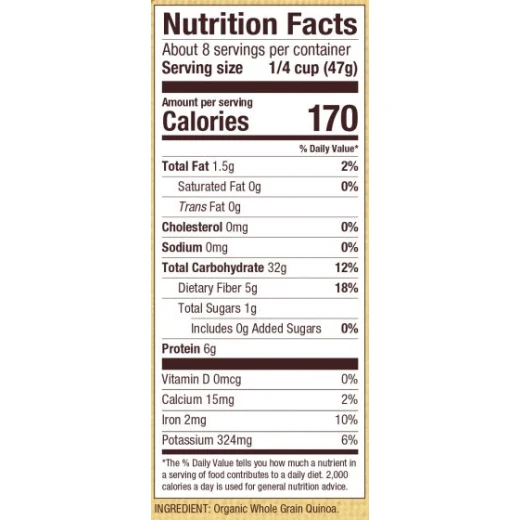 Bob's Red Mill Organic Quinoa Grain 737g - بوبز ريد ميل - Image 3