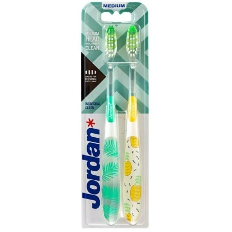 Jordan Individual Clean toothbrush Medium 2pcs - Jordan