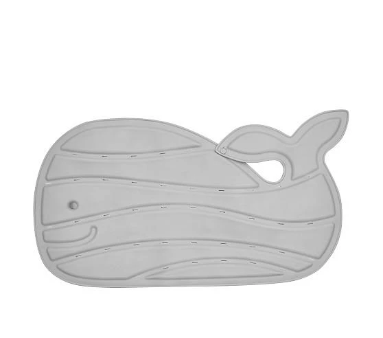 Bath Mat with Grey Delphine Design
