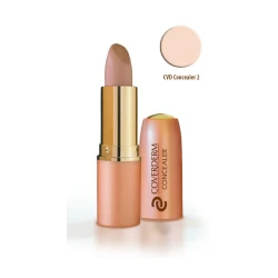 Coverderm Waterproof Concealer SPF 30 Light Skin Anti Aging Makeup Flawless Coverage 6g no.2