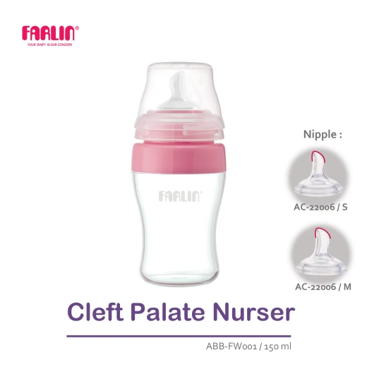 Farlin Cleft Palate Nurser 150cc (Pp-820) - زهري - فارلين - Image 2