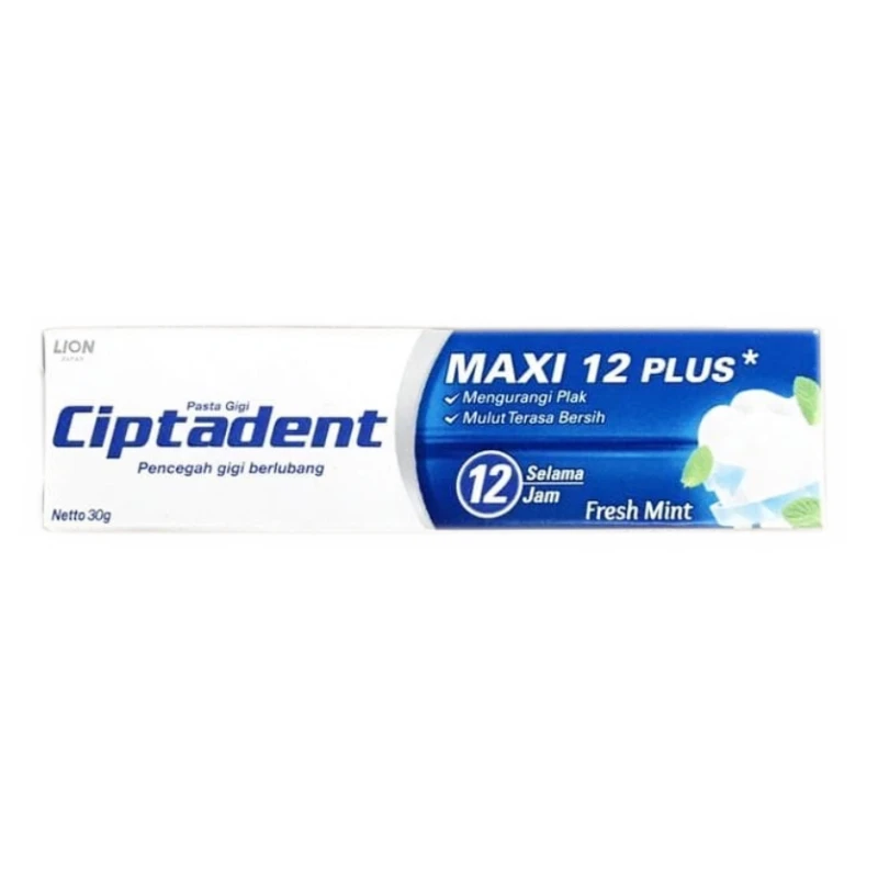 Ciptadent Toothpaste - Maxi Plus - Fresh Mint Flavor  30g - Ciptadent