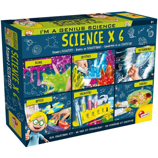 Lisciani I'M A Genius Compendium 6 Sciences and Trilinguals Lisciani I'M A Genius Compendium 6 Sciences and Trilinguals