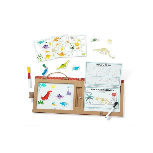 Melissa & Doug Reusable Drawing And Magnet Kit Dinosaurs - Melissa &amp; Doug - Image 2