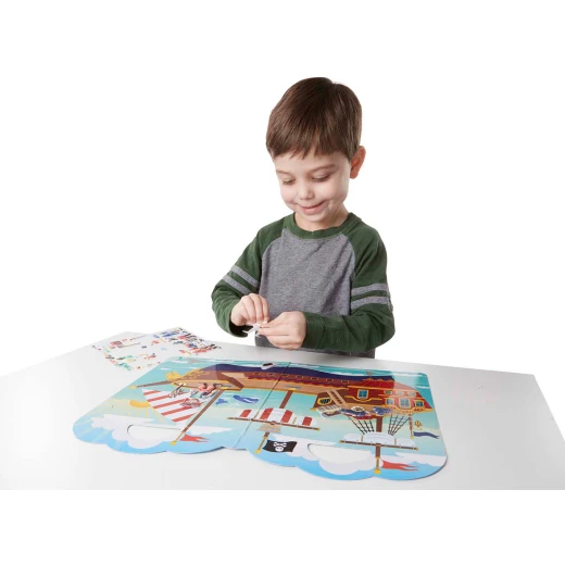 Melissa & Doug Puffy Stickers Play Set - Pirate - Melissa &amp; Doug - Image 3