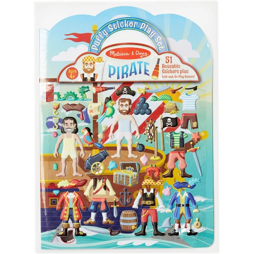 Melissa & Doug Puffy Stickers Play Set - Pirate Melissa & Doug Puffy Stickers Play Set - Pirate