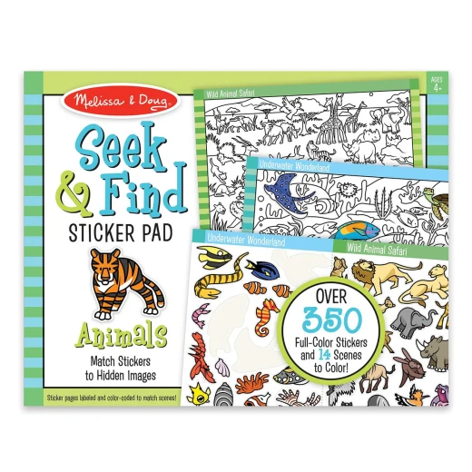 Melissa & Doug Seek & Find Sticker Pad- Animal Melissa & Doug Seek & Find Sticker Pad- Animal