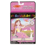 Melissa & Doug On The Go Scratch Art color-reveal Actividad Pad – Cuentos de hadas - ميليسا اند دوج