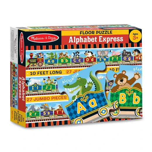 Melissa & Doug Alphabet Express Floor Puzzle, 27 Pieces Melissa & Doug Alphabet Express Floor Puzzle, 27 Pieces