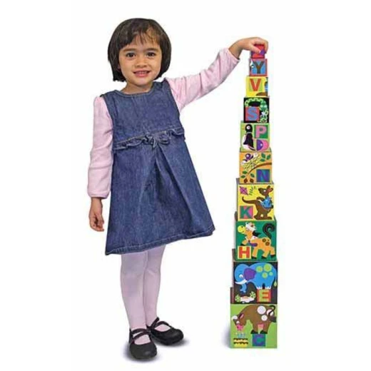 Melissa & Doug Alphabet Nesting and Stacking Blocks - Melissa &amp; Doug - Image 2