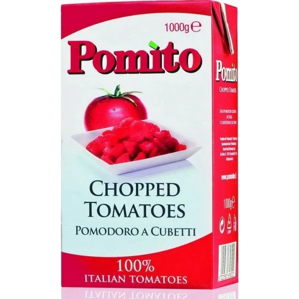 Pomito Chopped Tomatoes - 1000 g - بومي