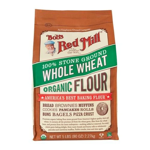 Bob's Red Mill Whole Wheat Flour, 2.27 Kg Bob's Red Mill Whole Wheat Flour, 2.27 Kg