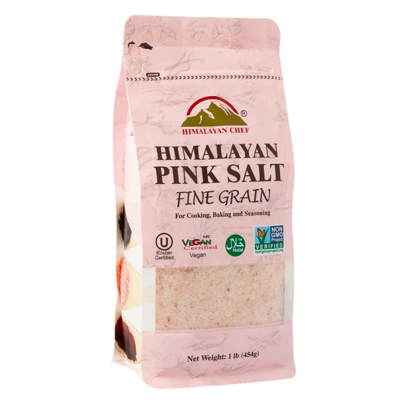 Himalayan Chef Fine Grain Salt, Himalayan Pink 454g - Himalayan Chef