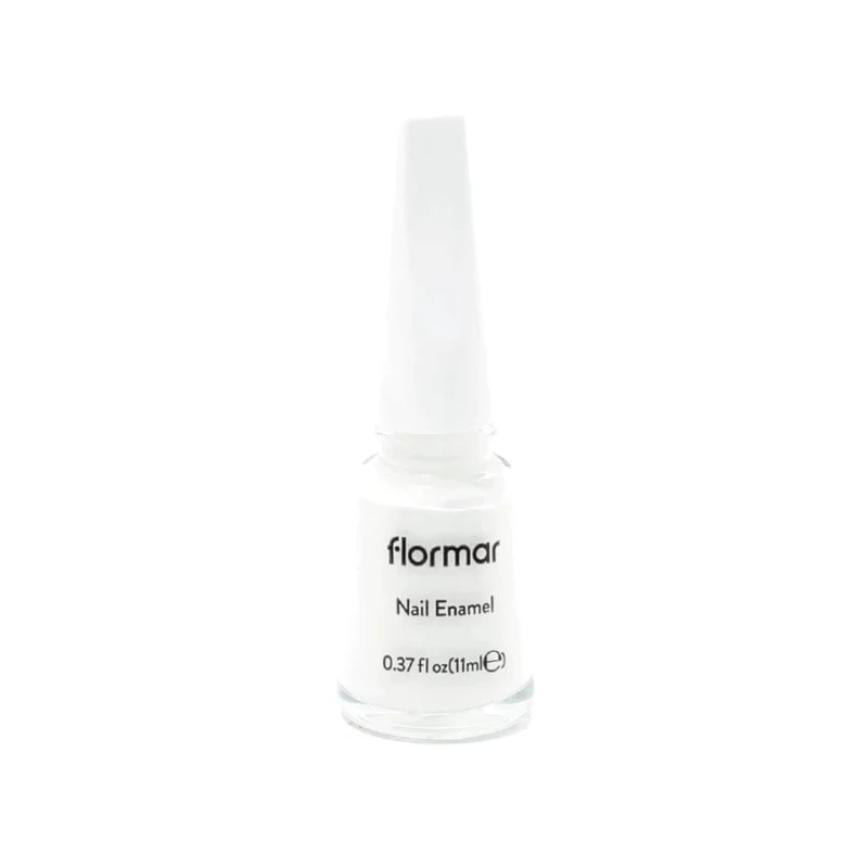 Flormar Nail Enamel 400 Bright white 11ml - فلورمار