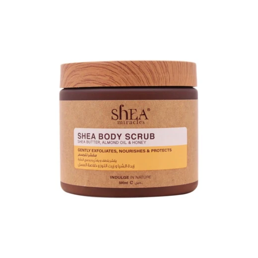 Shea Miracles Body Scrub Almond Oil & Honey 500ml Shea Miracles Body Scrub Almond Oil & Honey 500ml
