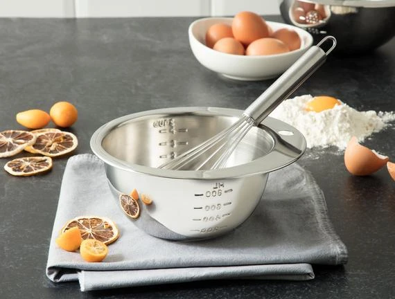 Madame Coco - Patrice Small Measuring Bowl Stainless Steel, 800 ml - Madame COCO