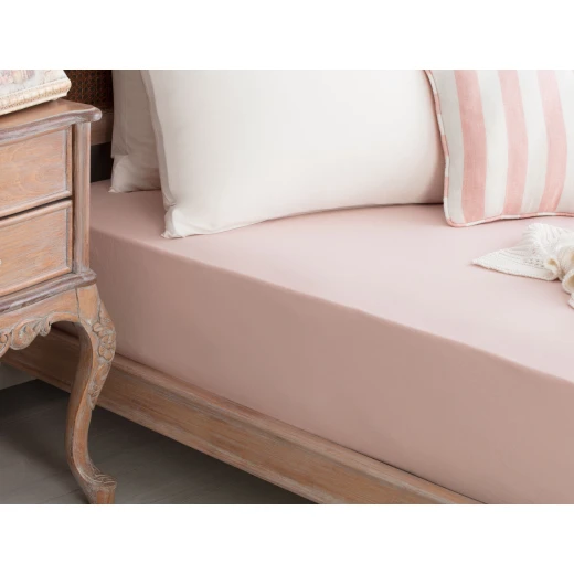 Madame Coco - Combed Cotton Fitted Sheet - Single Powred Madame Coco - Combed Cotton Fitted Sheet - Single Powred