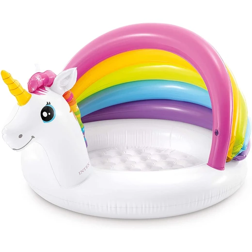Intex Baby Pool, Unicorn Design 127cm x 102cm x 69cm Intex Baby Pool, Unicorn Design 127cm x 102cm x 69cm