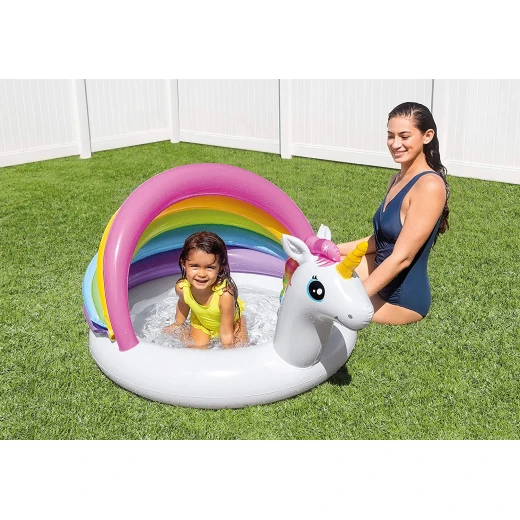 Intex Baby Pool, Unicorn Design 127cm x 102cm x 69cm - Intex - Image 3