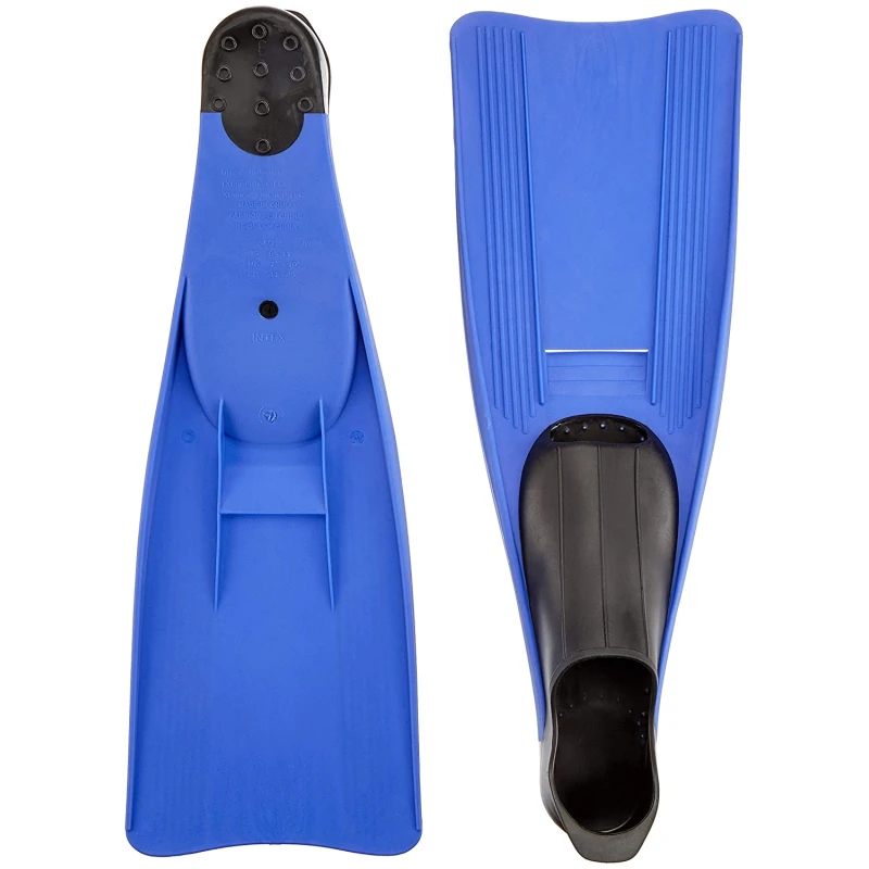 Intex small Super Sport Fins, Black&Blue - انتكس