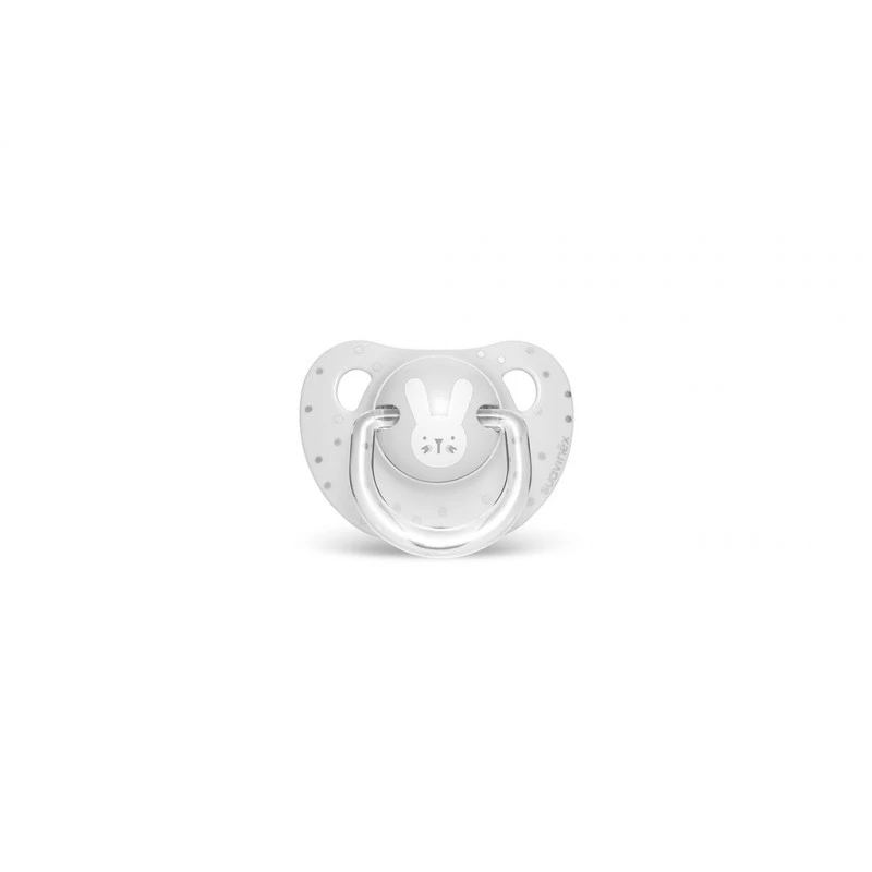 Suavinex Evolution Anatomical Pacifier 0-6M, White Rabbit - سوافينكس