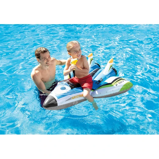Intex Inflatable Vehicle Airplane Junior 1 Pack 117 Cm, Assorted Color - Intex - Image 5