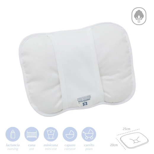 Cambrass - Arm Pillow 25x20 Cm Liso E White - كامبراس - Image 2
