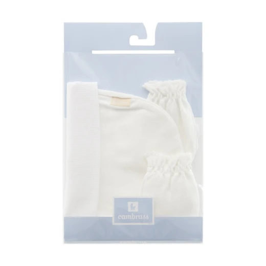 Cambrass - Cap and Mittens Liso Beige - Cambrass - Image 2