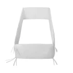 Cambrass - Cot Bumper 360x30x3 cm Liso E White - كامبراس