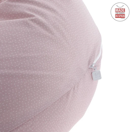 Cambrass - Nursing Pillow Moon 80x185x16 cm Sky Pink/rain - كامبراس - Image 4